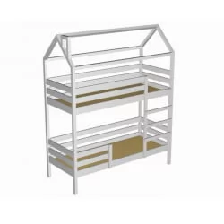 Двухъярусная кровать для детей RooRoom кд-7С Серый