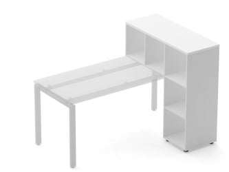 Стеллаж к столу Deka 9.07.11 Белый