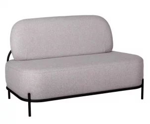 Диван с подушкой Gawaii 2-х мест Светл серый