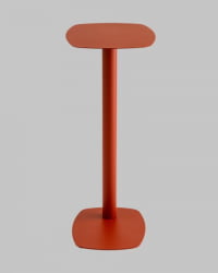 Журнальный столик Eanna L металл красный