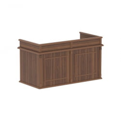 Стол для судьи RATUM RJST 1680 Орех Даллас