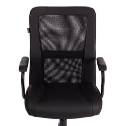 Кресло STAFF кож/зам/ткань, черный, 36-6/W-11