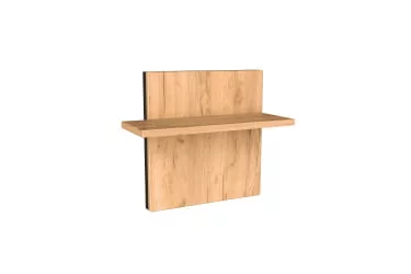 Полка навесная Норд ЛД.677.130.000 Дуб золотой/Чёрный