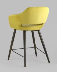 Стул полубарный Саймон ПЛ велюр Золотистый