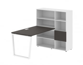 Рабочая станция EDIS EVRST 1213 Мокко Белый Белый