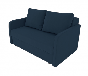 Диван велюр Лоджия Велюр (Berhouse) Цвет фасада: Синий Велюто 54; Тип: Прямой; Материал фасада: Металл/Велюр