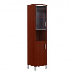 Стеллаж стекло в раме В431.9 Р Бургунди / R