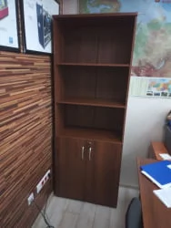 Шкаф 5 секций Альфа 62.40 орех «Пегас»