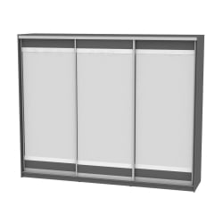 Шкаф-купе B-220х270х60-1(Графит-D10D10D10)