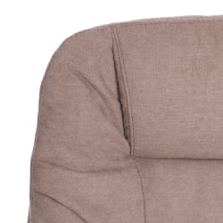 Кресло CОМФОРТ Лукс (22) металБЛ ткань, светло-коричневый, КУБ 03 / COMFORT Lux metalBL KUB