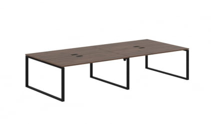 Бенч-система ЕДИС ЕКВСТ 3516 Дуб Денвер темный Черный / EDIS EQWST