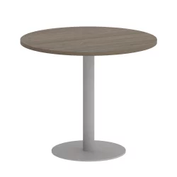 Стол журнальный круглый ХОМЕ ОФФИCЕ ВР.СП-5-90.1 Вяз Благородный/Серый металл / HOME OFFICE VR.SP-5-90.1