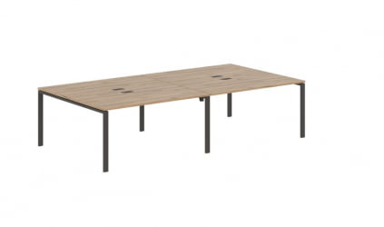 Бенч-система 4-местная ЕДИС ЕУВСТ 3116 Дуб Денвер светлый Мокко / EDIS EUWST