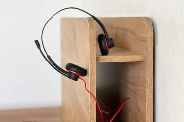 Кровать с подъёмным механизмом Юниор ZP.SMU-02 дуб крафт золотой