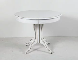 Стол обеденный Орион-5 (d1100) тон 1 с золотой патиной