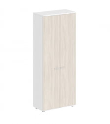 Шкаф высокий Sigma SG.801.WH.OL Белый Дуб светлый