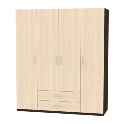 Шкаф распашный Р-198х180х45-2(Венге-ДМ) / R-198х180х45-2(Венге-ДМ)