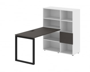 Рабочая станция ЕДИС ЕКРСТ 1113 Мокко Черный Белый / EDIS EQRST