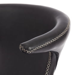 Стул барный FLAIR BAR (mod. 9018) экокожа/металл, 60 х 56 х 106 см , серый 22/черный