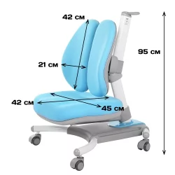 Кресло с чехлом Comfort-32 Голубое