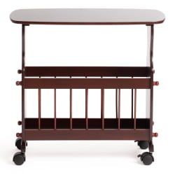 Журнальный столик с газетницей SR-0939-3 дерево, 61*33*56см, Орех (Walnut)