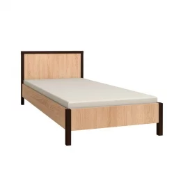 Кровать (1200) BAUHAUS 4 Дуб Сонома/Орех шоколадный(спальня)