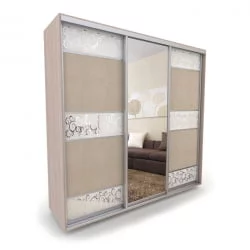 Шкаф-купе 3-х дверный Акцент-Лайн КС 1500х600  Ясень шимо светлый