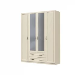 Шкаф четырехдверный Кантри ШР-4 Слоновая кость