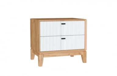 Тумба прикроватная Бари ЛД 698.110.000 Дуб Золотой Белый