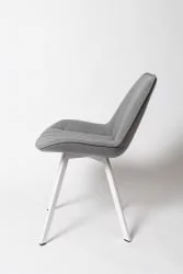 Стул для гостиной К 21 white Серый (RS26\б)