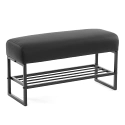 Банкетка-обувница Charli Lux/Чарли Люкс БО экокожа , Sharp Черный