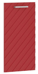 Дверь низкая левая Torr LUX TLLD 42-1 L Красная