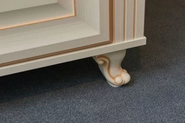 Комплект мебели для прихожей Марлен №11 Кремовый белый Патина