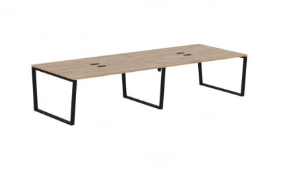 Бенч-система ЕДИС ЕВВСТ 3513 Дуб Денвер светлый Черный / EDIS EVWST