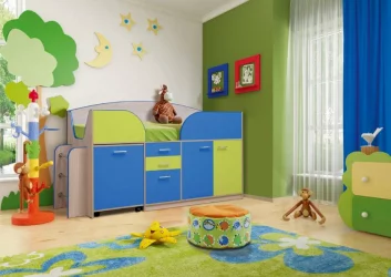 Уголок школьника Юниор-4.1 Ясень шимо светлый/Ярко-розовый/Светло-розовый