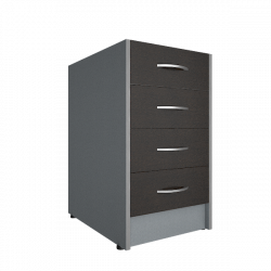 Каркас тумбы А.ТП-4.1 и А.ТП-4.2 Riva А.ТП-4К Венге/Металлик