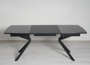 Обеденный стол Орфей 46 (03) Мрамор черный