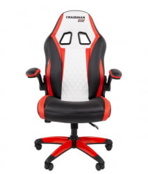 Кресло геймерское CHAIRMAN GAME 15 черный/красный/белый