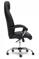 Кресло руководителя BOSS хром Черный