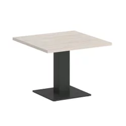 Стол журнальный квадратный HOME OFFICE VR.SP-5-60.2G Денвер Светлый/Антрацит металл