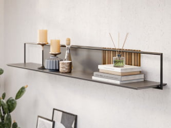 Гостиная Элиот №4 Оникс Серый/Орех фактурный