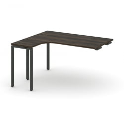 Стол-приставка к опорной тумбе/шкафу (левый) CONCEPT CN.OSAPR-005(L) Дуб Мали Антрацит