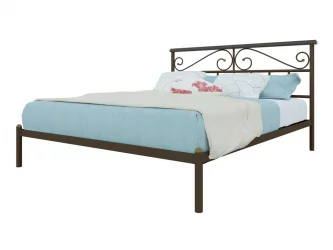 Кровать 160 на 190 Эсмеральда 1600х1900 Синяя