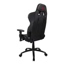 Геймерское кресло Ароззи Инизио Блаcк ПУ Ред лого / Arozzi Inizio Black PU Red logo