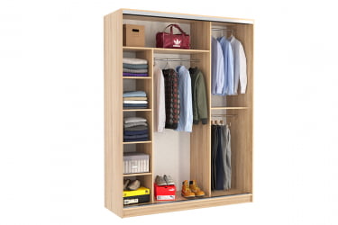 Шкаф-купе Бассо 7-600 07 SK-01B18 дуб сонома