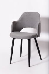 Стул К14 блаcк Серый (РС-26\ч) / black