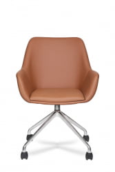 Кресло офисное МГ-24 В ХРОМ ПАУК 4 ЛУЧА