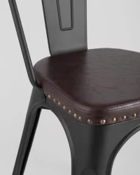 Стул TOLIX SOFT мягкий Черный матовый