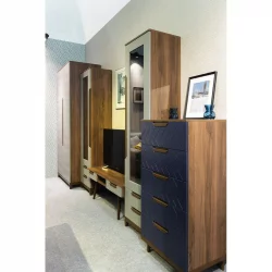 Шкаф двухстворчатый Сканди (ДС) Грей