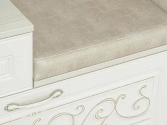 Панель с крючками и зеркалом (лев/прав) Тиффани 47.07.1 Сосна Астрид Мелинга Игуана Бежевый